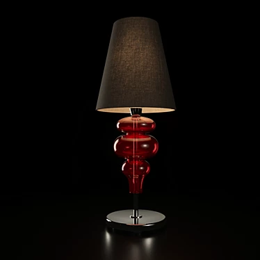 Elegant Barovier & Toso Ran 7180 Table Lamp 3D model image 1 