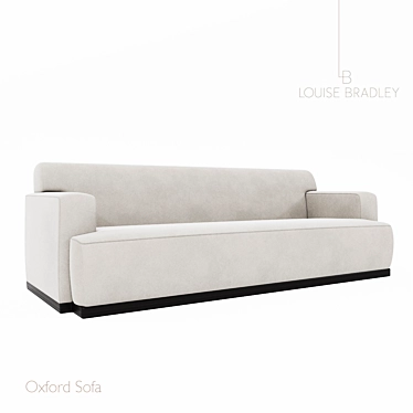 Elegant Oxford Sofa by Louise Bradley 3D model image 1 