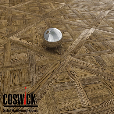 Coswick Versailles Marseille: Elegant Select Wood Flooring 3D model image 1 