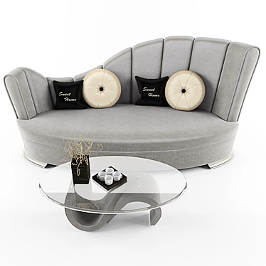 ELLEDUE S 617: Modern Italian Sofa 3D model image 1 