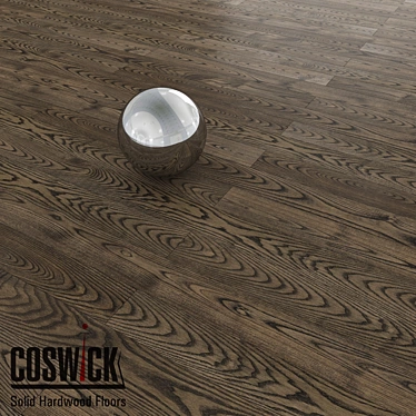 Coswick Cappuccino: Premium Ash Wood in a Matte Finish 3D model image 1 