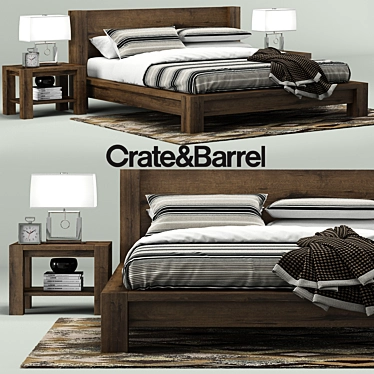 Coastal Dreams Bed Collection 3D model image 1 