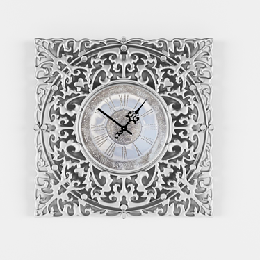 Elegant Vintage Wall Clock 3D model image 1 