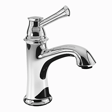 Sleek Square Faucet 3D model image 1 