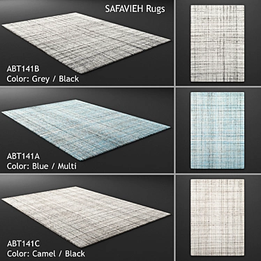 SAFAVIEH Abstract Collection: Contemporary Hand Tufted Wool Rugs 3D model image 1 