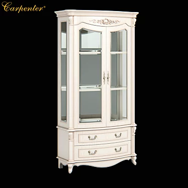 Carpenter 2-D Wine Cabinet 3D model image 1 