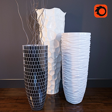 Tamano.ru Vases: Exquisite & Stylish Accessories 3D model image 1 