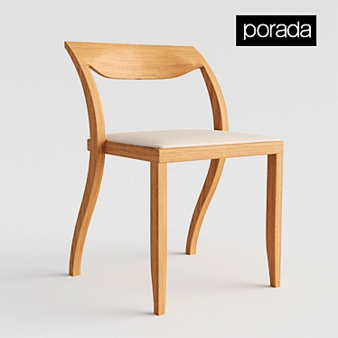 Elegant Porada Arlekin Chair 3D model image 1 