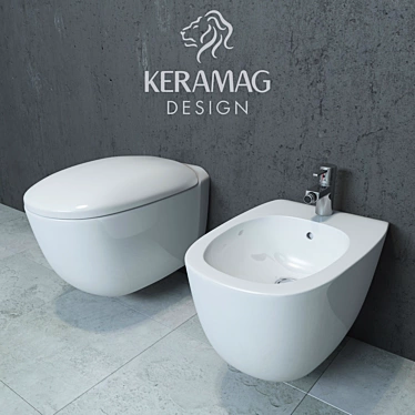 Keramag Citterio hanging toilet and bidet