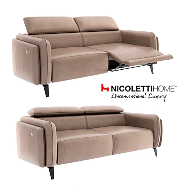 Nicoletti Allure Sofa Set 3D model image 1 