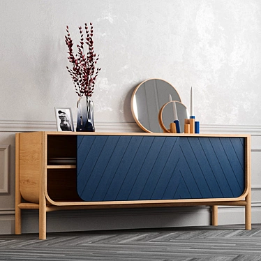 Marius Sideboard: Elegant and Versatile 3D model image 1 