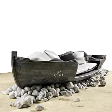 Beach Boat: Perfect for Holidays 3D model image 1 