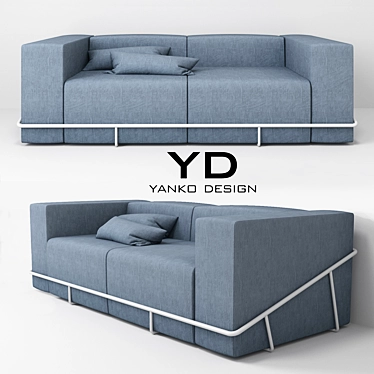 Elegant Designer Sofa - Yanko Design 3D model image 1 