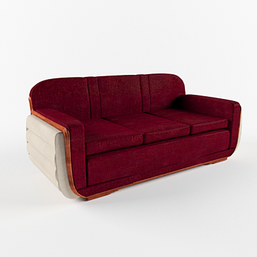 Elementary Sofa: Reimagined Comfort 3D model image 1 