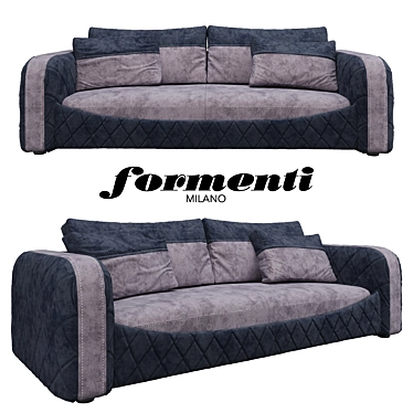 Formenti Elite Glamor Sofa 3D model image 1 
