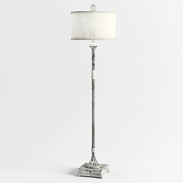 Rustic Floor Lamp 162 cm 3D model image 1 