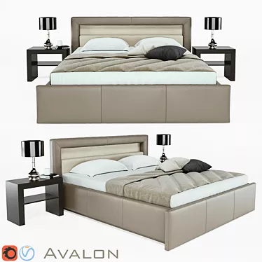 2011 Max Corona VRay 3D Bed 3D model image 1 