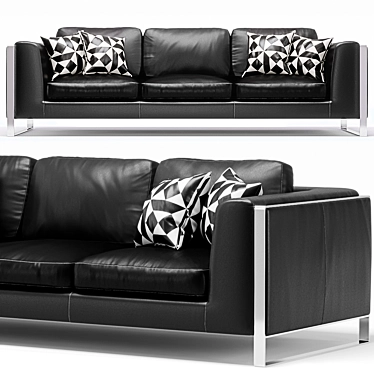 VIG Furniture Divani Casa 945: Sleek Modern Sofa 3D model image 1 