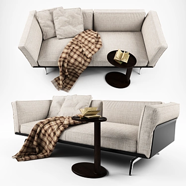 Flexform Este Sofa - Luxury Comfort 3D model image 1 