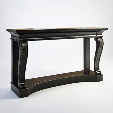 Elegant Forsyth Console Table 3D model image 1 