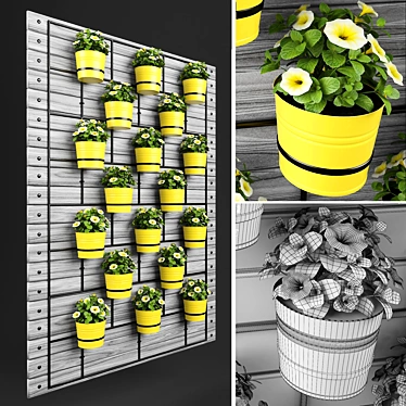 Steel Shield: 1300x1800cm 3D model image 1 