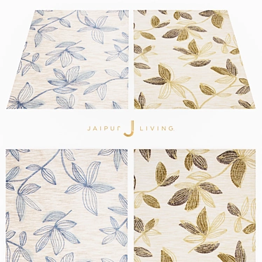 Artistic Jaipur Vine Rug 3D model image 1 