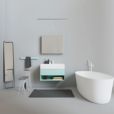 Luxury Bath Set: Inbani Labo, Vesta, Sento 3D model image 1 