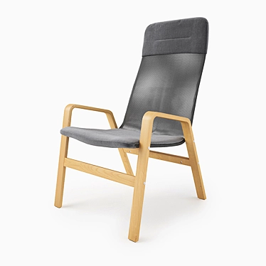 Sleek & Stylish IKEA Armchair 3D model image 1 