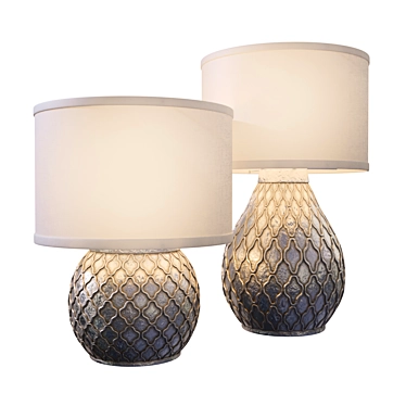 Elegant Nola Lamp Bases 3D model image 1 