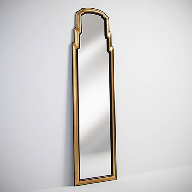 Gramercy Home Gilt Mirror: Elegant and Timeless 3D model image 1 
