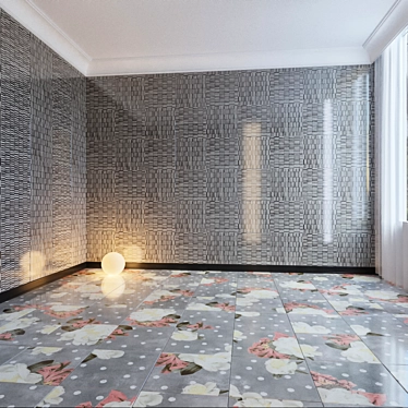 Artistic Peronda Marguerite Ceramic Tile 3D model image 1 