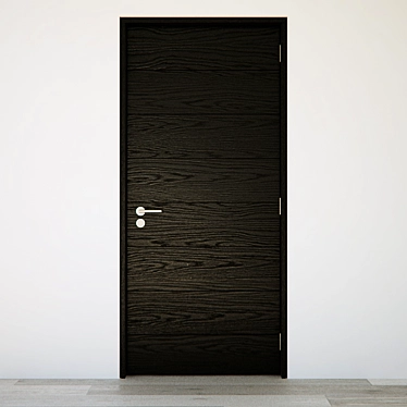 Modern Entry Door (97x210 cm) 3D model image 1 