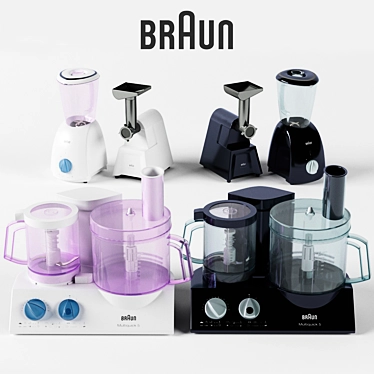 Braun Multiquick 5: Versatile Kitchen Combo 3D model image 1 