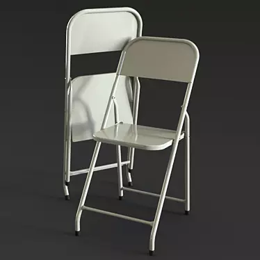 Versatile Foldable Chair: Compact & Convenient 3D model image 1 