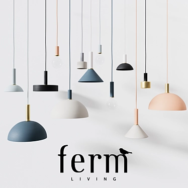 Ferm Living Collect Lighting: Illuminate in Style 3D model image 1 