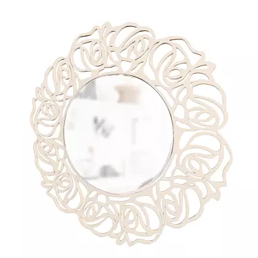 Elegant Silvana Mirror by Brevio Salotti 3D model image 1 