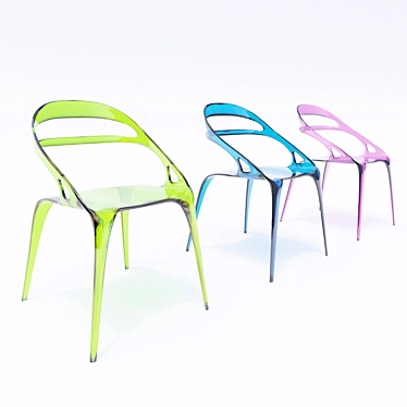 Go-Chair: Lovegrove Plastic Replica 3D model image 1 