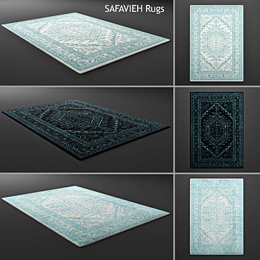 Safavieh Classic Wool Rugs 3D model image 1 