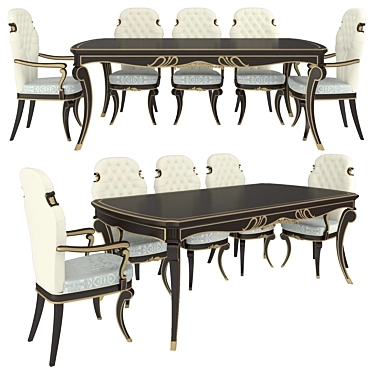 Elegant Frandiss Dining Table 3D model image 1 