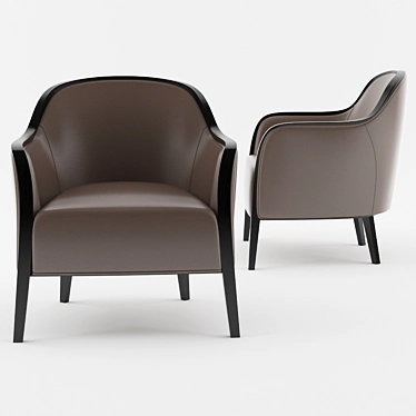 Wave 02741 - Montbel: Modern Minimalist Object 3D model image 1 