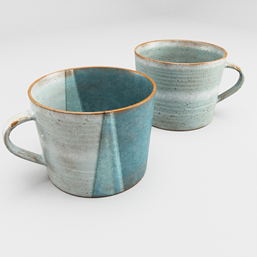 Karin Tunare Coffee Mug Set 3D model image 1 