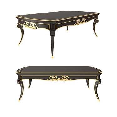 Sleek and Stylish Coffee Table 3D model image 1 