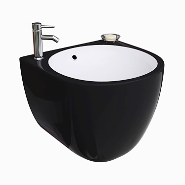  Sleek Melana MLN-500FBW Washbasin 3D model image 1 