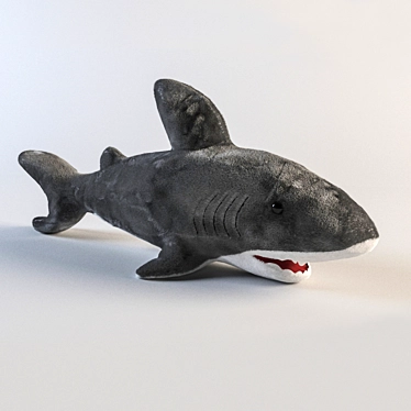 Shark Plush Toy 3D model image 1 