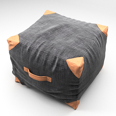  Cozy Velvet Pouf
 Chic Knit Pouf
 Moroccan-inspired Pouf
 Versatile Floor Cushion
 Stylish 3D model image 1 
