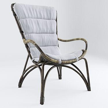 Elegant Monet Chair: Exquisite Details & Delicate Design 3D model image 1 