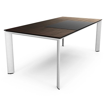 Bene AL Executive Desk: Sleek and Spacious 3D model image 1 