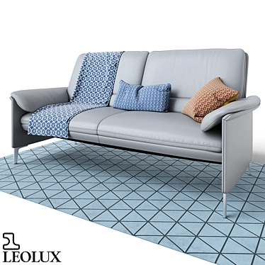 Luxurious Leolux Castanea Sofa 3D model image 1 