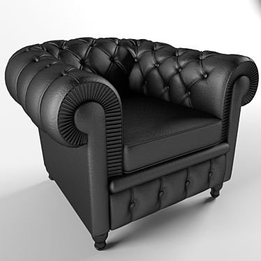 Classic Chester Armchair 2011 3D model image 1 