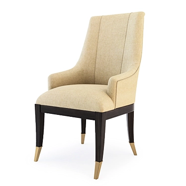 Elegant Caracole Dressing Chair 3D model image 1 